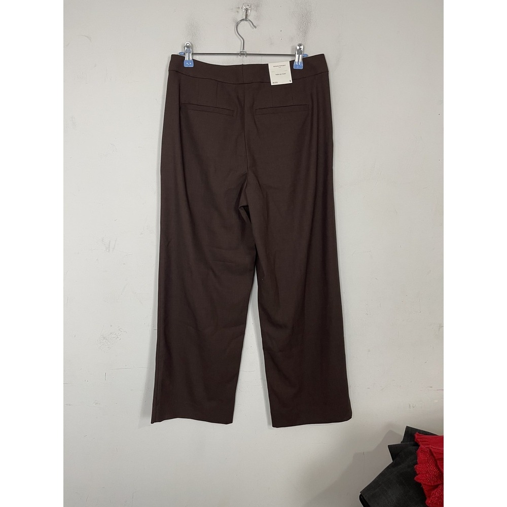 Banana Republic Women's Petite 6 Brown Wide Leg High‎ Rise Pants NWT